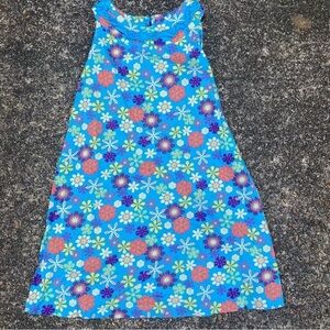 Girls Hanna Andersson Blue Floral Sundress
